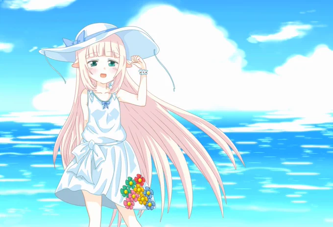 #見た人もなにか無言で海をあげる