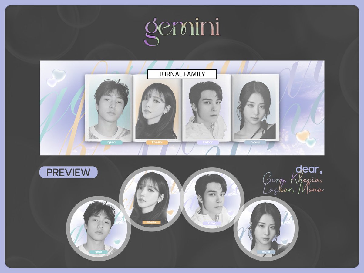 &amp;&amp;.

Layout me, and my family. Love the color, the result, the letter, the person, but not the people we can't have. Cause we have each other (+ our lover) . INTINYA SUKA DEH. Thank you pp sponsor, thank you <a href="/geminyis/">♊︎: REST.</a>!