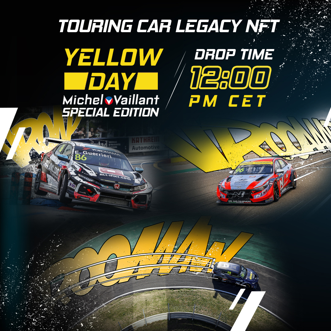 DSD_NFT's tweet photo. 4th NFT drop is LIVE!  
Claim your Touring Car Legacy NFT.  
Bid starts today at 12:00 CET time.  
More info on: https://t.co/yvpD1Nmhqp  
Stay tuned!   
#NFT #NFTs #NFTCommunity #NFTProject #nftart #nexthash #WBD #NFTdrop #NFTdrops #Crypto #DSD #discoversportdrop #buyNFT #art https://t.co/7XdGm3wrFe