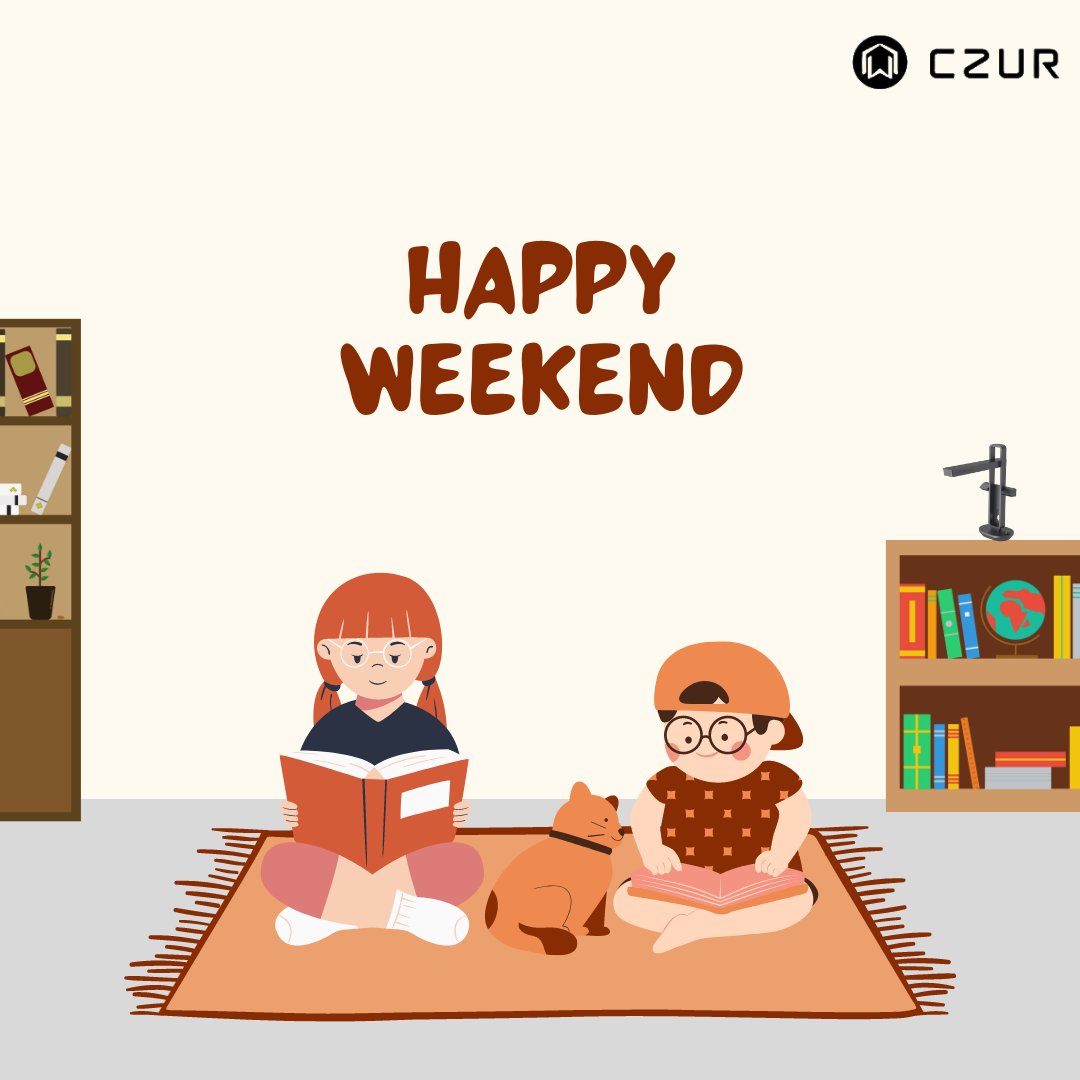 Unwind and recharge with a good book this weekend. CZUR's scanner digitizes and streamlines your favorites!  #WeekendReading #Relaxation #CZUR