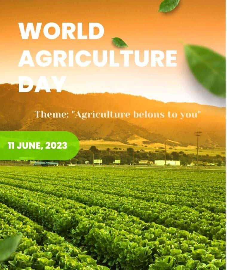 #World_agricultur_day 
#Theme:'agriculture belongs to you
#agriculturest
@AgrDir
@AgriGoI 
@icarindia 
@onlineagrigrp