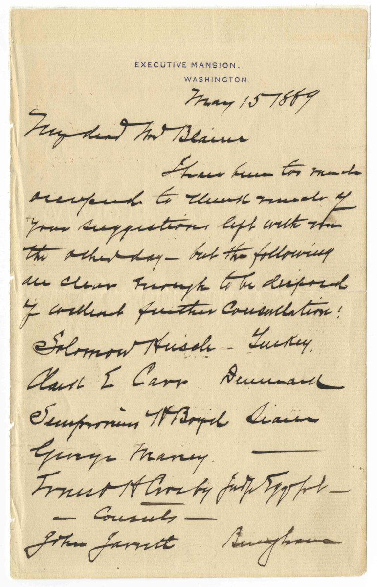 lennybendavid's tweet image. President Grover Cleveland: A Champion of the Jews.

Who knew? 

Below, his appointment of Nageeb Arbeely, as a replacement for the antisemitic U.S. Consul to Jerusalem, Selah Merrill.
 jewishpress.com/sections/featu… via @JewishPress