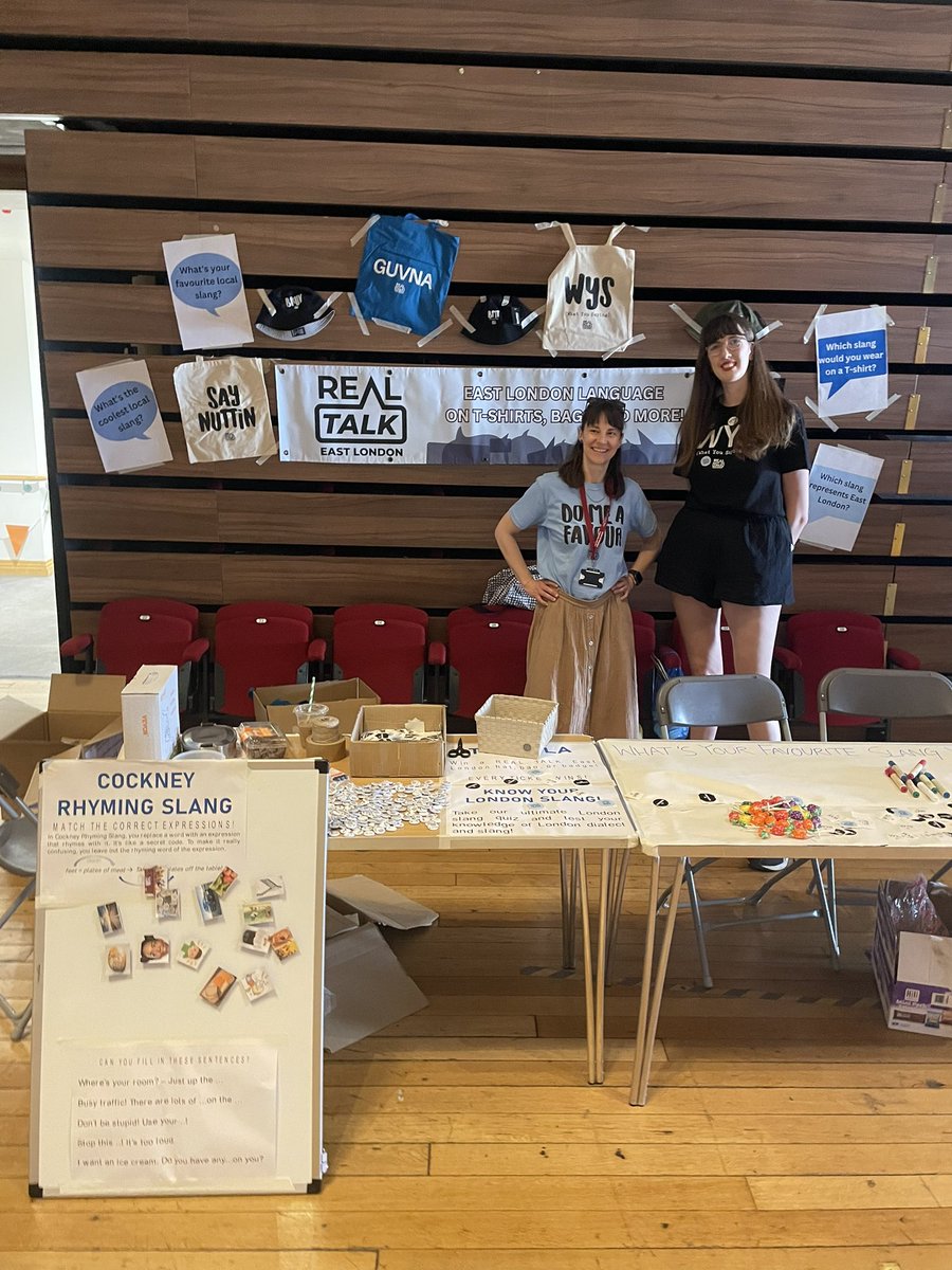 Day 2 of the festival of communities and we’re on Queen Mary campus today - we’ve got loads of @RealTalkEast merch to win!