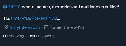 $RORTY LAUNCH SOON tweet media