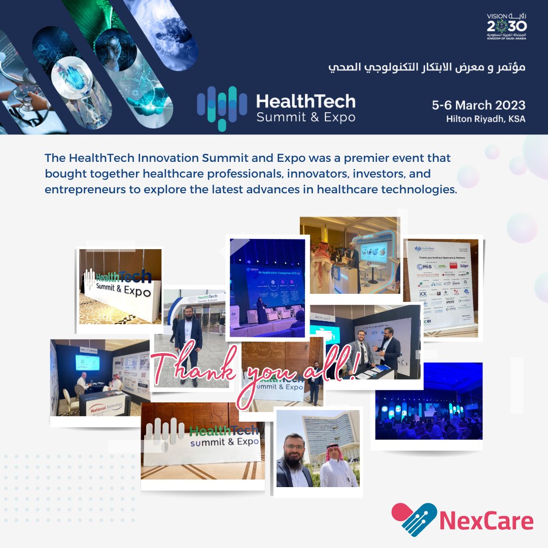 nexcare_io's tweet photo. Thank you all for attending the event and having great discussions on collaborations and potential opportunities.

#healthcare #innovation #digitaltransformation #vision2030  #saudiarabia #nexcare #nexapps #nexussw #healthtech https://t.co/3onBC6MNvg