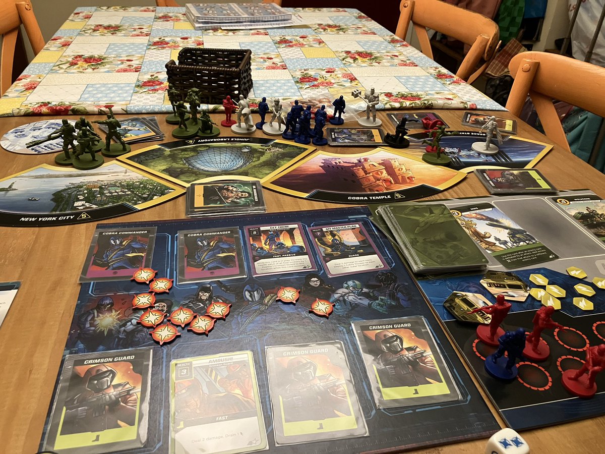 felipealm's tweet image. Another playtest of a GI Joe Mission Critical custom scenario. This time Pursuit of Cobra