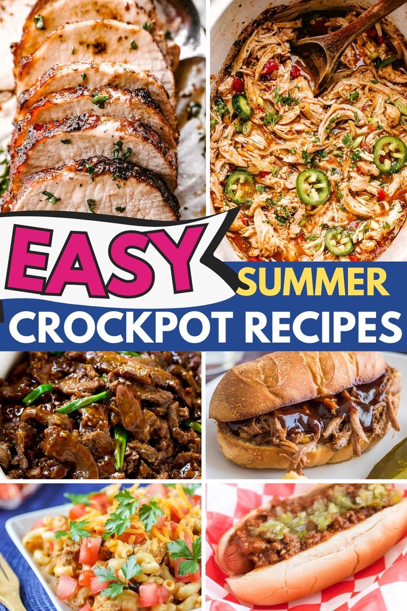 🌮🌭🍗🍔 35+ Summer Crockpot Recipes - bit.ly/33CPSaX