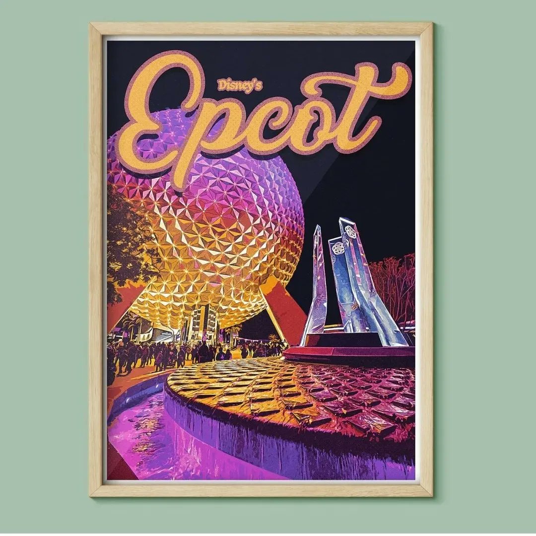 HappyPlacePrin1's tweet image. Epcot by night or by day? #Spaceshipearth #Sunday  etsy.com/uk/shop/HappyP…