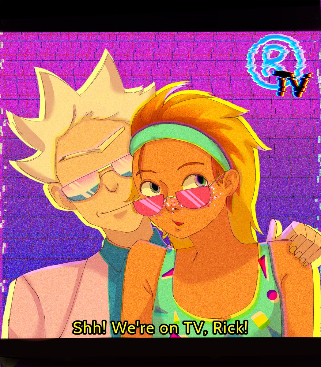 💙Broadcasting...1..2..💛
#Rickorty #RickandMorty 
ANYWAY THANKS FOR 150 FOLLOWS 😭💞ILYSM