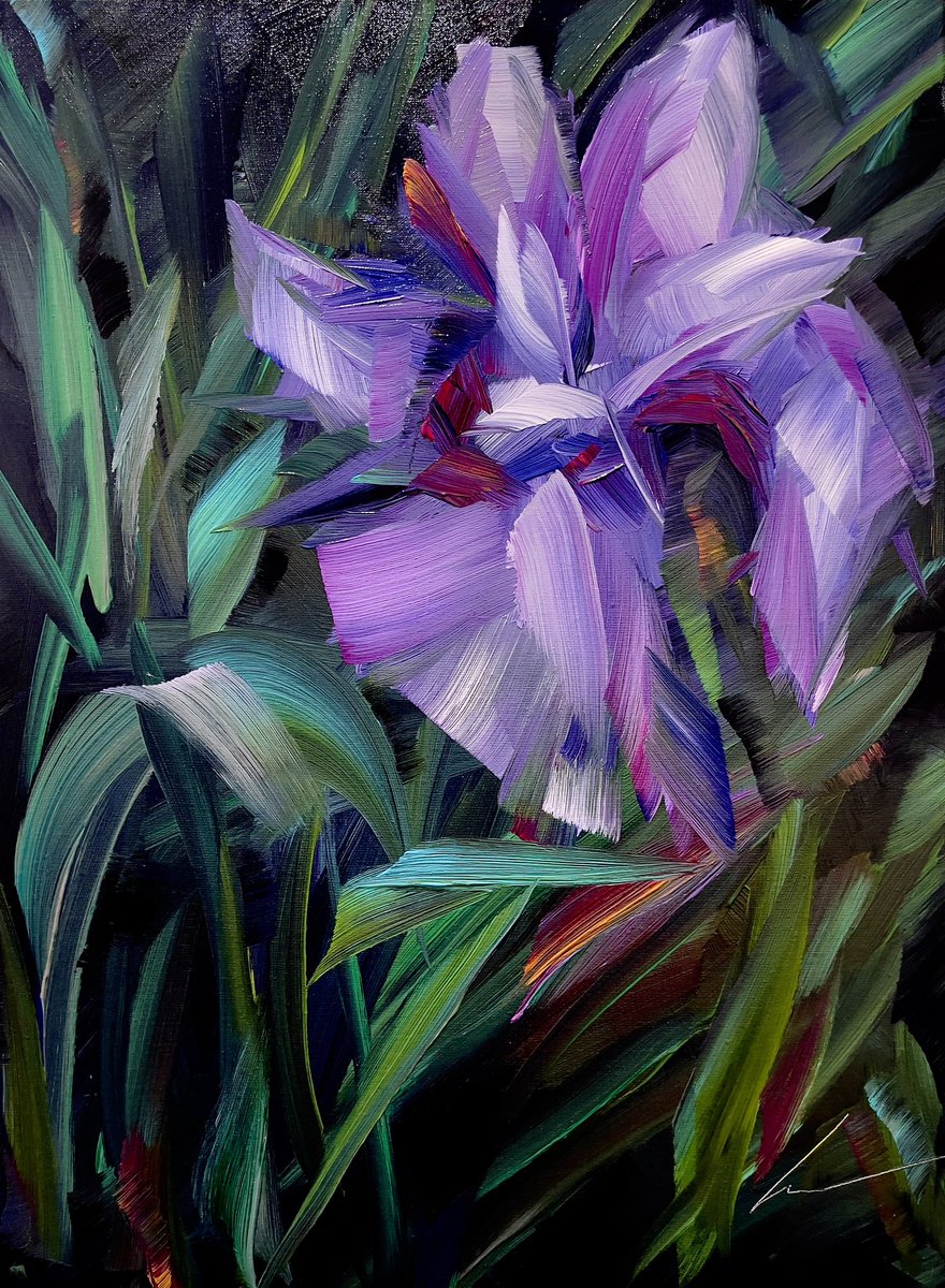 My iris painting verakober.com/floral?lang=en