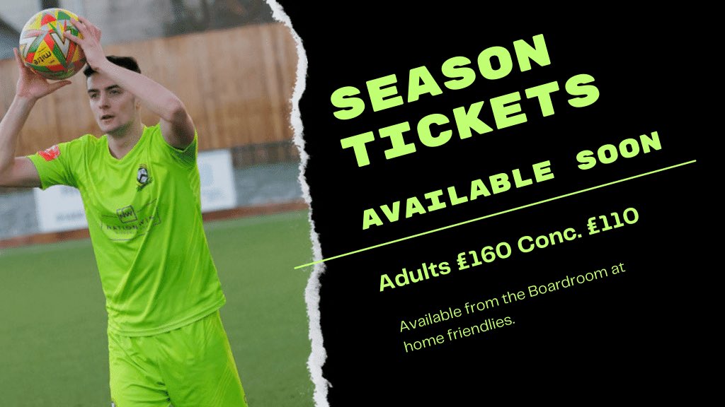 SEASON TICKETS 2023/24
More information can be found on our website, link here:
pitchero.com/clubs/barwell/…