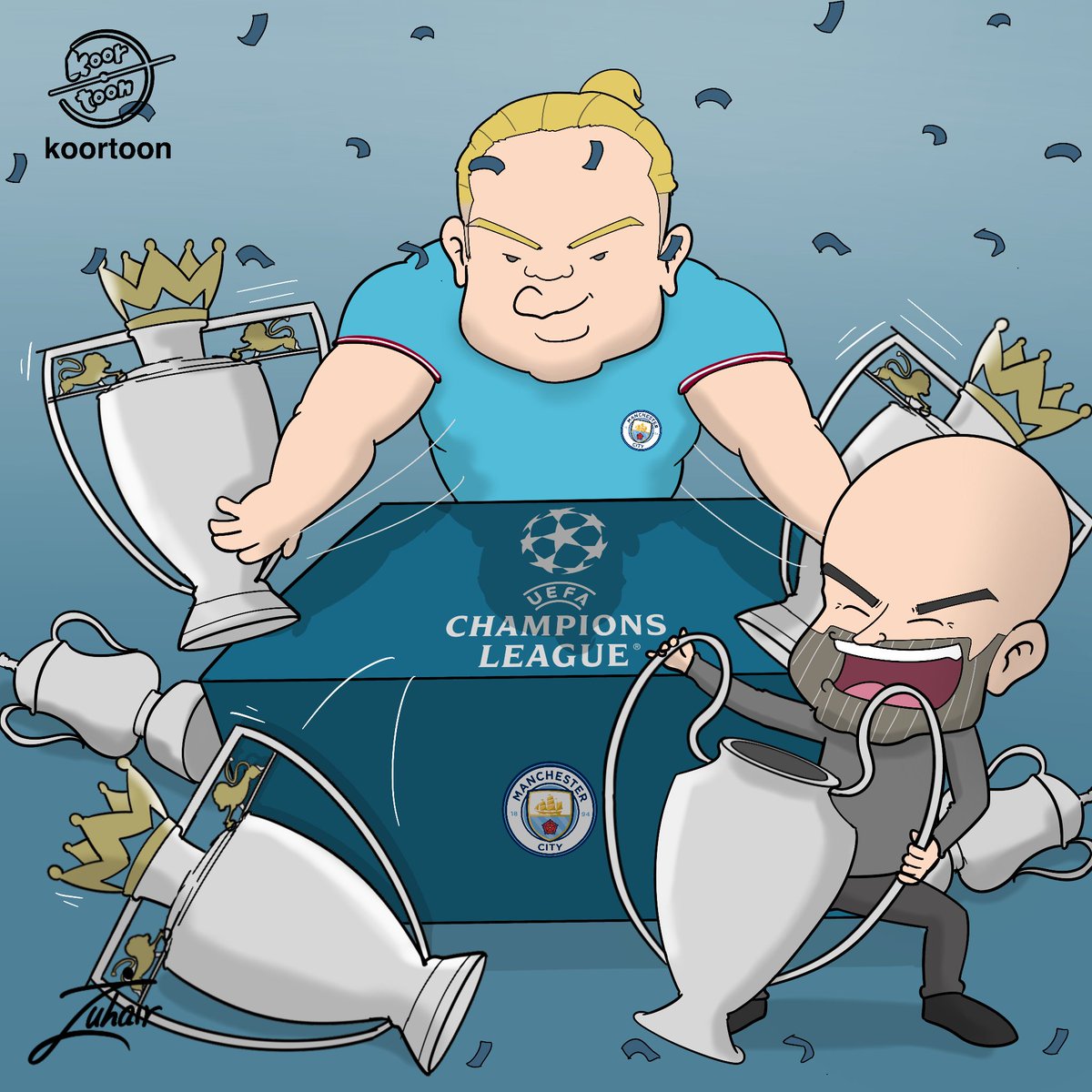 kooortooon's tweet photo. Manchester City beat Inter Milan to win first Champions League 💥🏆 

مانشستر سيتي يهزم إنتر ميلان ويظفر بلقب دوري أبطال أوروبا لأول مرة في تاريخه 💥🏆 

#Mancity #Haaland #inter  #UCLfinal https://t.co/Q4Glt45oAU
