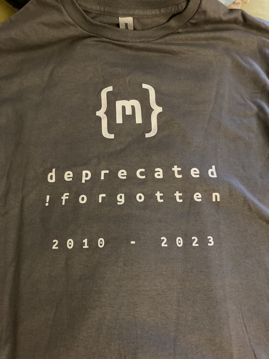 codetojoy's tweet image. 😢Many fond memories &amp;amp; traditions…
A great run: thanks to the volunteers for their efforts over the years.
 #maritimedevcon #deprecated