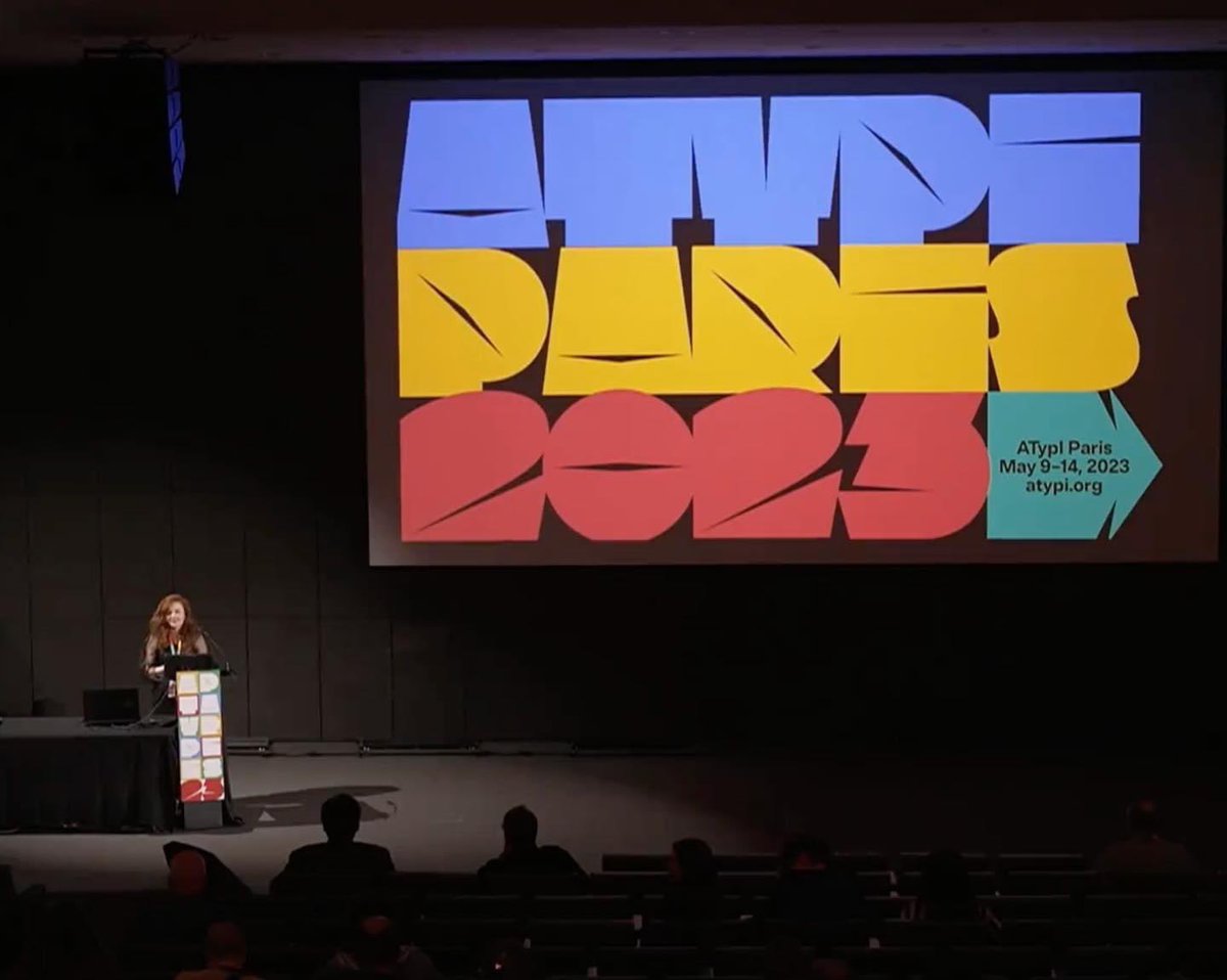 KindaGhannoum's tweet photo. @ATypI ✨
Sharing some snapshots from the unforgettable ATypI Paris 2023! Just a couple of weeks ago! #ATypIParis2023 #syriandesignarchive https://t.co/ggRVFqEpMm