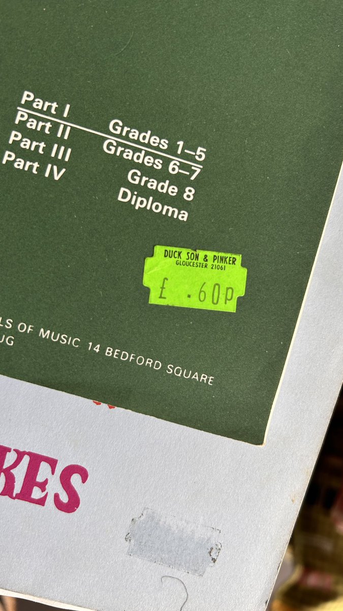 Steve Knibbs on Twitter "Quick sort through my books from piano lessons in the 80s and memories