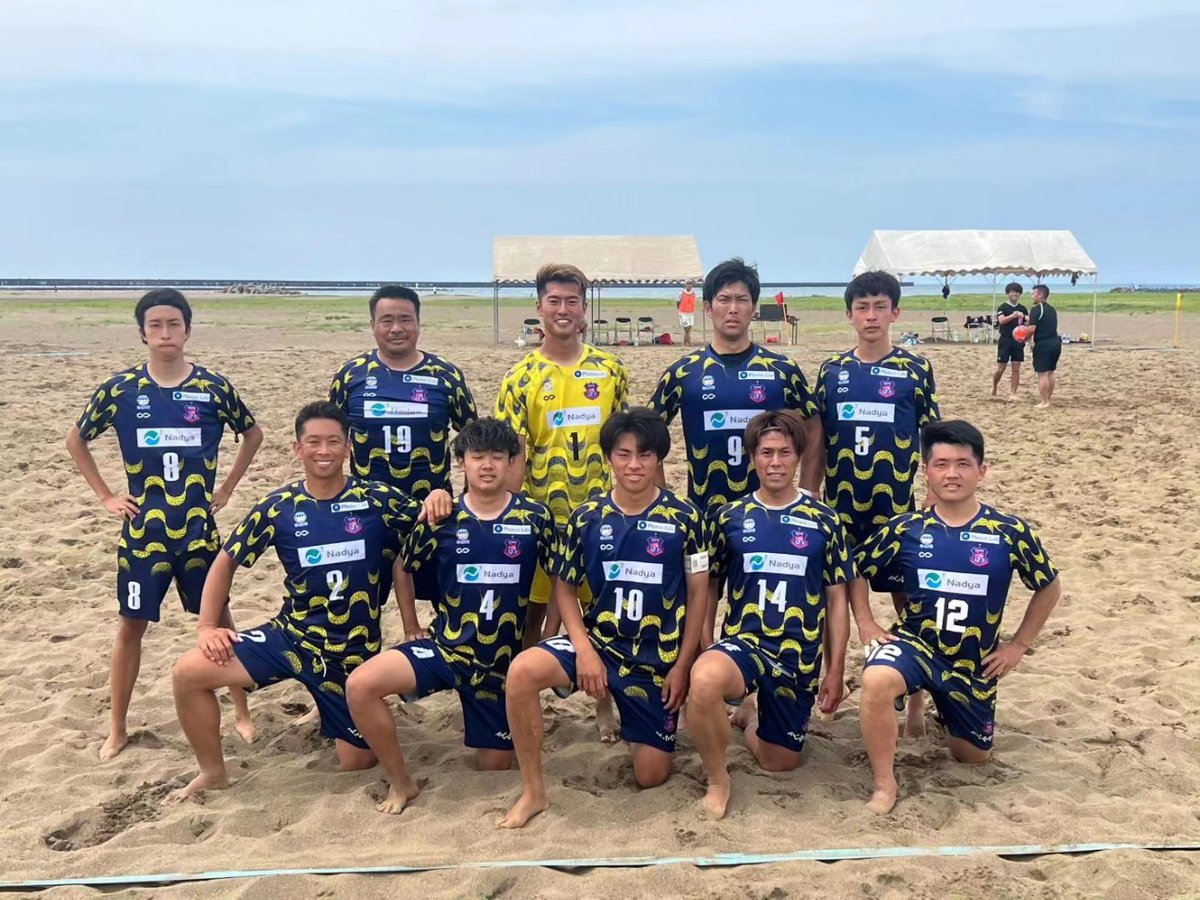 syakarikikun's tweet photo. 【全国ビーチサッカー大会  北信越予選】
⁡📅 　2023/ 06/ 10
📍 　柏崎市みなとまち海浜公園（新潟県）
🆚 　マリシータ長野　18 - 1 　○
🆚 　新潟レガソン　　5 - 4　  ○
・１得点　・５失点　・０P
北信越代表として全日本ビーチサッカー大会＠大蔵海岸  への出場権を獲得しました。⁡
⁡⁡ https://t.co/G1pXw9Z9xZ