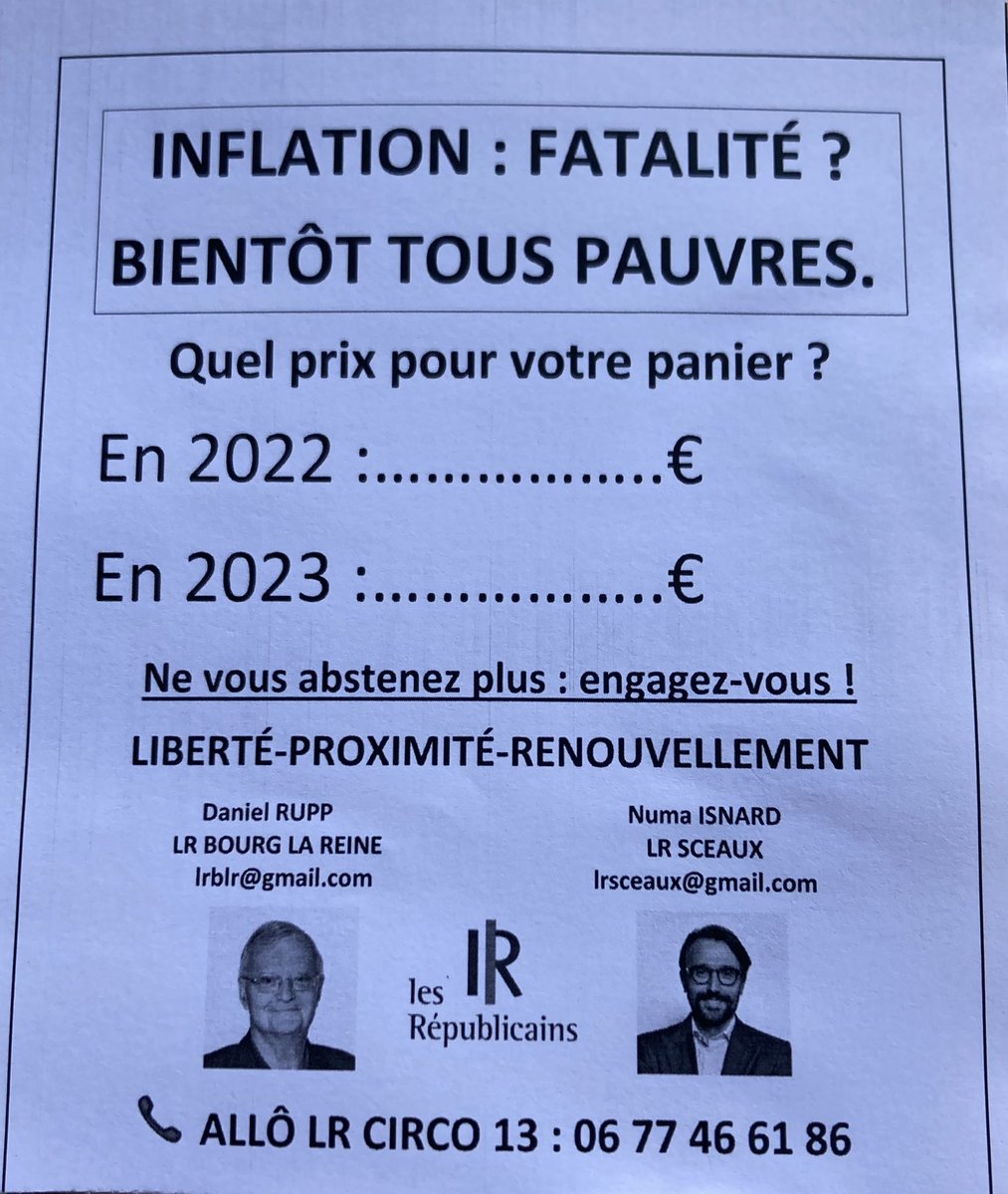 Un beau week-end militant dans les rues de Sceaux et de Bourg-la-Reine pour échanger avec vous de l’inflation et de votre pouvoir d’achat. Votre travail doit payer !