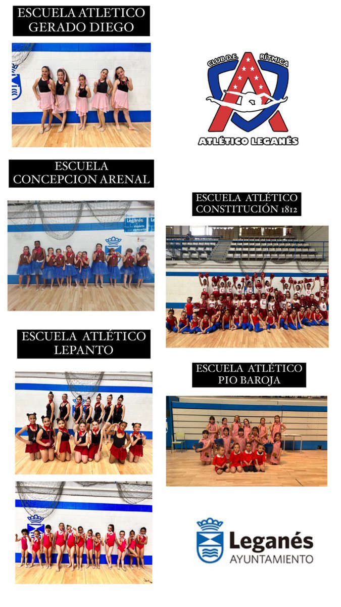 RitmicaAtletico's tweet photo. EXHIBICIÓN FINAL DEPORTE INFANTIL
Ayer nuestras 6 escuelas mostraron su la dedicación y  talento. Fue un espectáculo lleno de pasión y gracia, donde demostramos que juntos brillamos con mayor intensidad. ✨ #DeporteInfantil #ritmica #ritmicaAtléticoLeganés #EnEquipoBrillamosMás https://t.co/yyqmMAZEVS