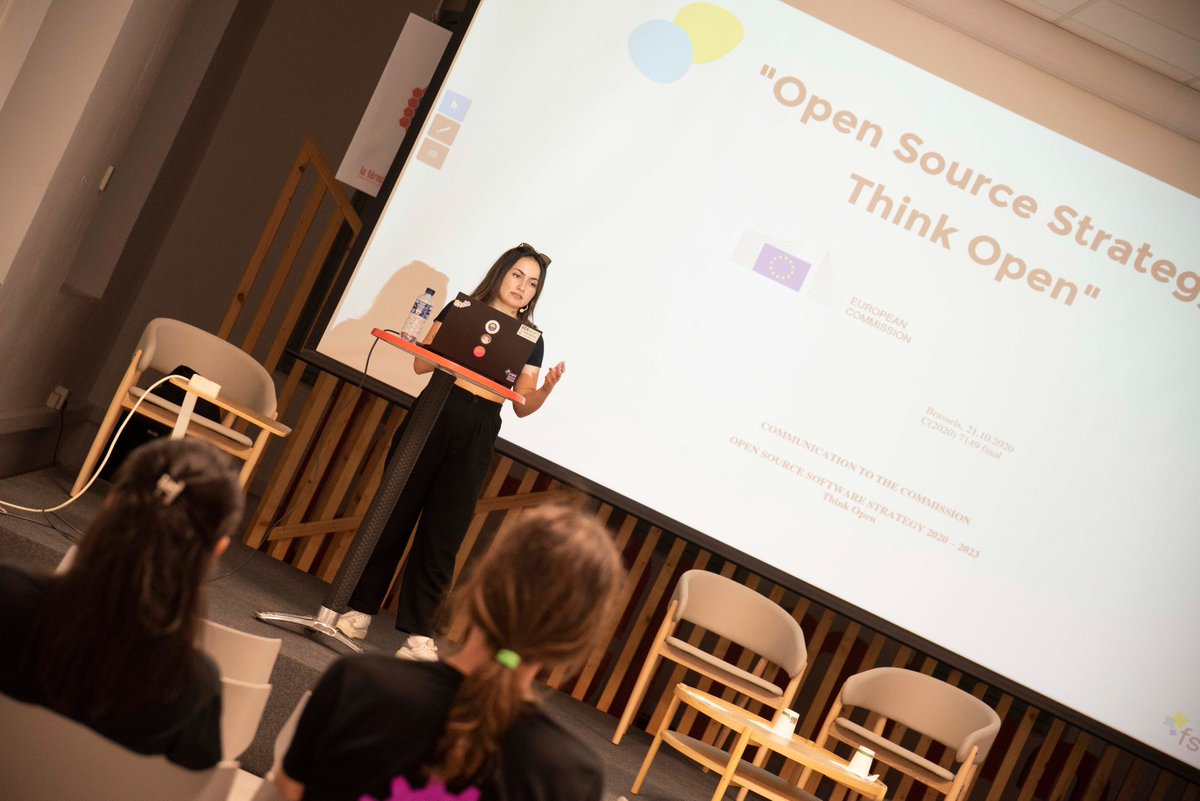 “Public Money? Public Code!” The @fsfe is advocating for legislation that requires that publicly financed software developed for the public sector should be made publicly available under a Free Software licence. Lina Ceballos @lnceballosz at #OpenSouthCode23