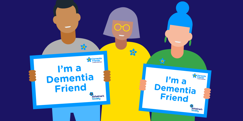 DementiaFriends's tweet photo. Are you a Dementia Friend? Share this tweet to let everyone know you’re passionate about making the world a more understanding and inclusive place for everyone living with dementia!

Not a Dementia Friend yet? Join over 3 million others and sign up now: https://t.co/xBZ2didpS1 https://t.co/c03cEszVV7
