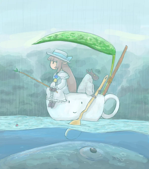 #見た人もなにか無言で海をあげる