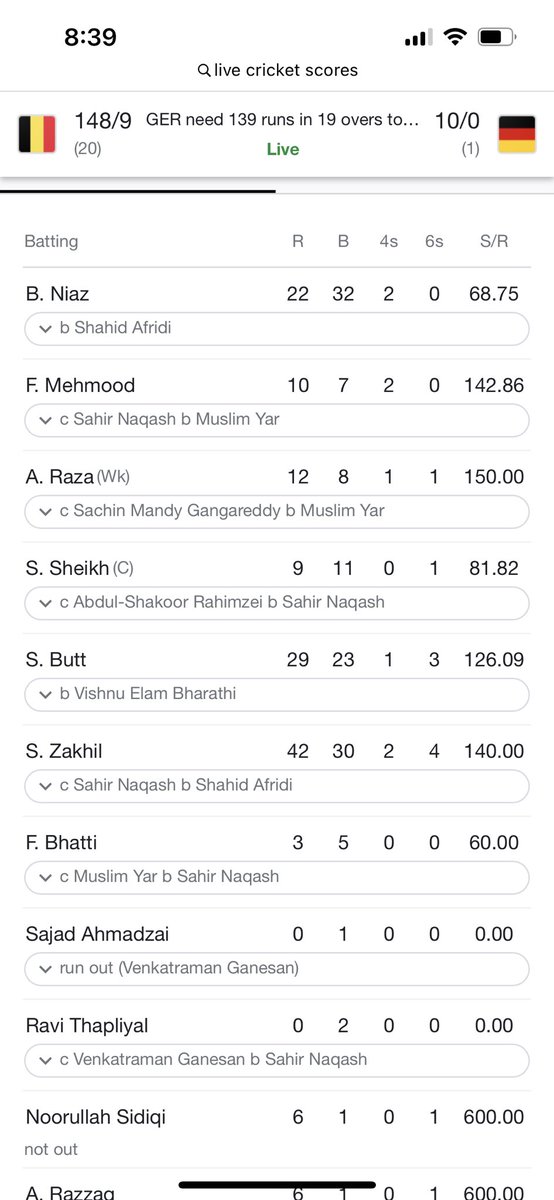 Belgian cricket team with an international flavour playing Germany- this is how to grow the game!