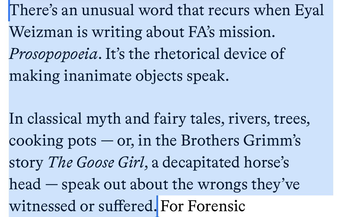 Adam Ganz (@adamganz) on Twitter photo Prosopopoiea - “the rhetorical device of making inanimate objects speak” a word I learned from this interview with <a href="/weizman_eyal/">eyal weizman</a> -<a href="/ForensicArchi/">Forensic Architecture</a> and which we are exploring in Felix’s Room <a href="/blnensemble/">Berliner Ensemble</a> <a href="/Komische_Oper/">Komische Oper Berlin</a> <a href="/ScanLABProjects/">ScanLAB Projects</a> @toneswithtonia Prosopopoiea - “the rhetorical device of making inanimate objects speak” a word I learned from this interview with <a href="/weizman_eyal/">eyal weizman</a> -<a href="/ForensicArchi/">Forensic Architecture</a> and which we are exploring in Felix’s Room <a href="/blnensemble/">Berliner Ensemble</a> <a href="/Komische_Oper/">Komische Oper Berlin</a> <a href="/ScanLABProjects/">ScanLAB Projects</a> @toneswithtonia