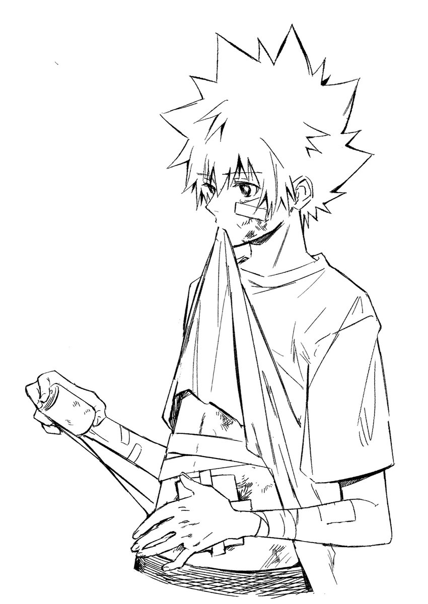 誰よりも戦いを望んでいないのに怪我の手当ては上手くなっていく