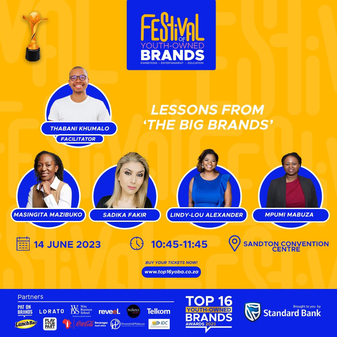 Want to learn from the best in the country? The second panel discussion facilitated by <a href="/Thaboh_Khumalo/">Thabani Khumalo (CM SA)</a> boasts of a panel of experts working with the biggest brands in the country.

What catapults your brand to become national or global? Will it last through new trends?