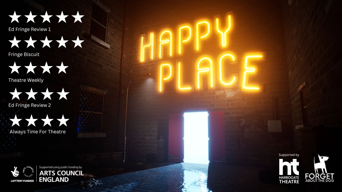 ForgetTheDog's tweet photo. Hey @Fearnecotton👋So we found your podcast while creating our show - also called #HappyPlace. (Great minds😏) 

It's a Black Mirror meets Monty Python meets Jumanji Epic⚔️🚪 Shows in London Tues June 13th! Message us, there is a comp ticket with your name on it🙌Love Team Dog🐶 https://t.co/BulaWMtqIc