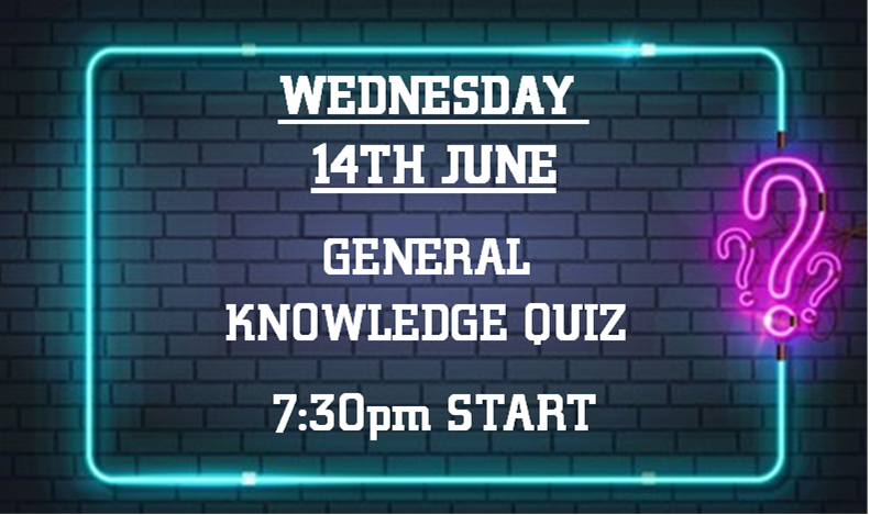 BHZlincoln's tweet photo. It's time to get your team of four together again and get that grey matter working this week, as it's our next General Knowledge Quiz.

Make sure you get here early to get yourself a table!

7:30pm start
£1 entry fee per person (cash please)
Max. 4 people per team
Liquid prizes! https://t.co/ntPc66O9ka