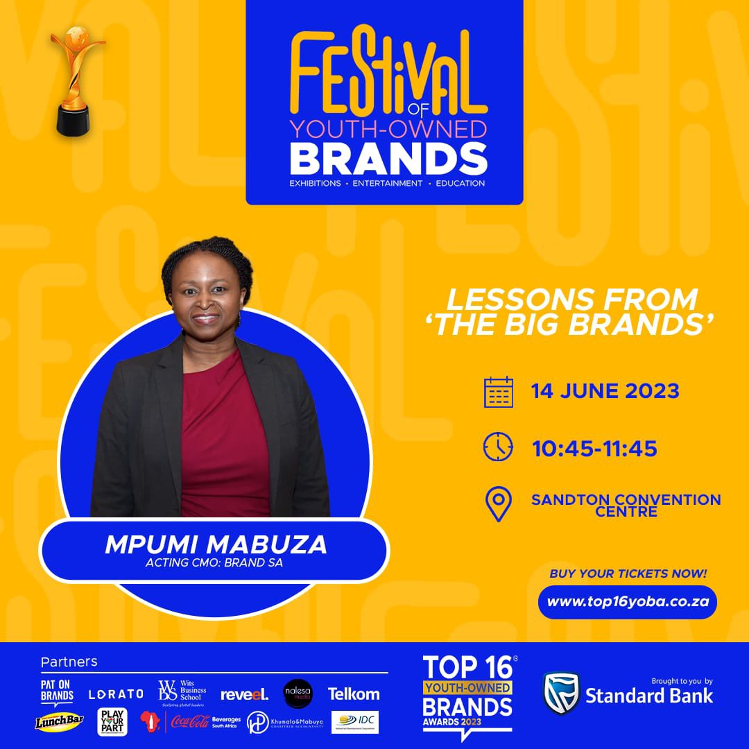 Be a part of this discussion with <a href="/Sadika_Fakir/">Sadika Fakir</a> , <a href="/Lindy_LouA/">Lindy-Lou Alexander</a> Masingita Mazibuko and Mpumi Mabuza to find out!

#Top16YOBA #YouthExcellence #YOBAFest2023
