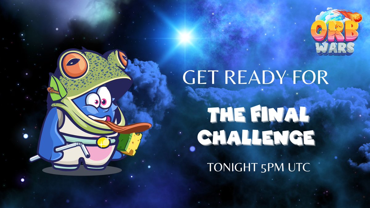 the_orbwars's tweet image. 🚨Attention, gamers!
The FINAL challenge is tonight! 

⏰Get ready to unveil the code at 5pm UTC today. 

Gather all your clues and be quick with your reply. Only the first 10 people with the correct answer will be rewarded. 
Are you ready? 🕵️‍♂️💻

#finalchallenge #gaming #letsplay