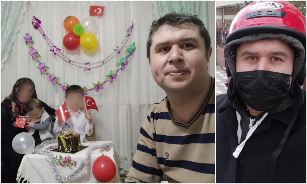 sevincozarslan's tweet photo. Motokuryelik yapan KHK'lı KATİP İbrahim Saygı, Manisa'da geçirdiği trafik kazasında hayatını kaybetti. ARE.

Bir katibi kuryelik yapmaya zorlayan 'adalet sistemi'miz 2 çocuğu babasız bıraktı. Hepiniz şimdi mutlu olabilirsiniz. @adalet_bakanlik

https://t.co/FJxjsxpF0g https://t.co/x0j55Z9axa