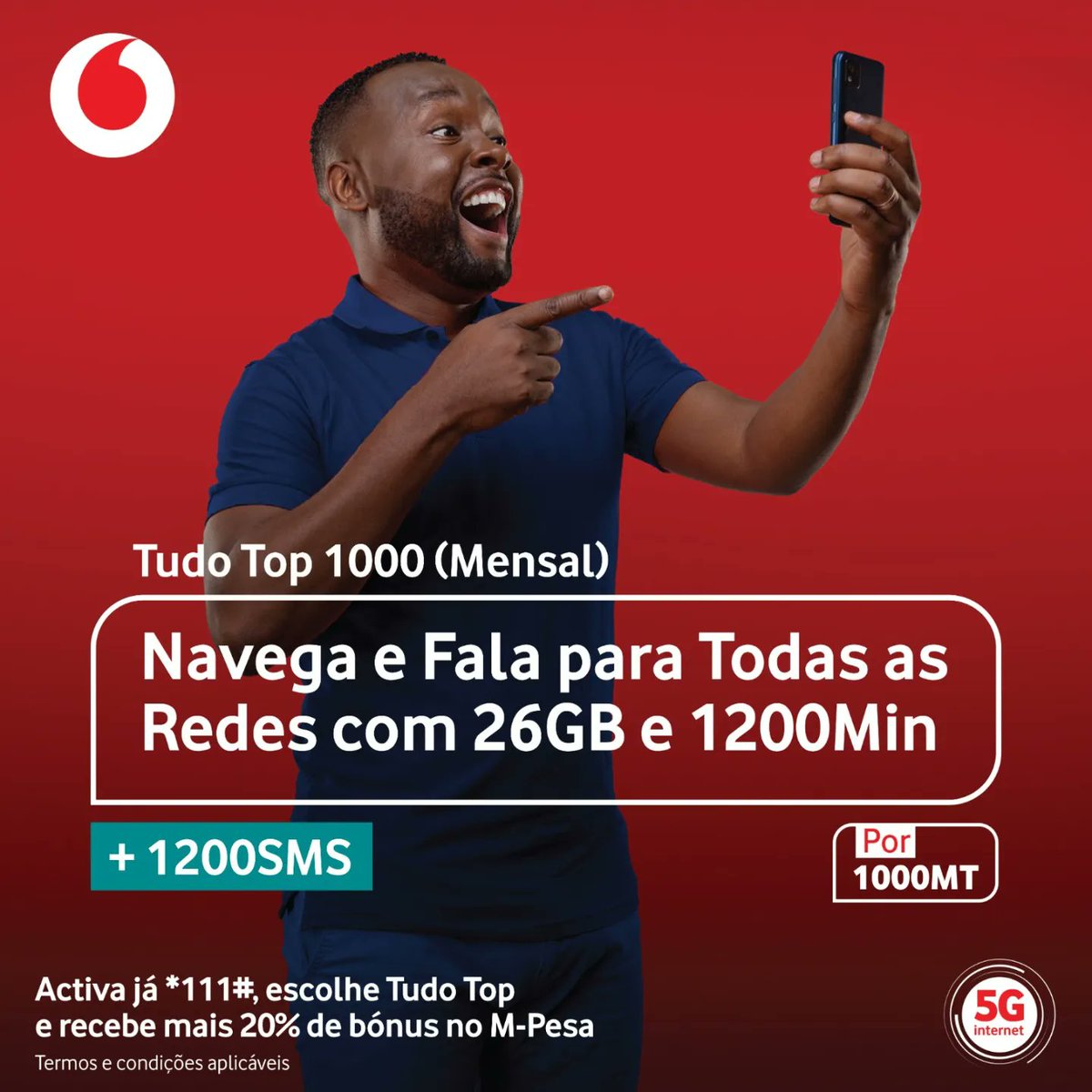 Vodacom Moçambique tweet media