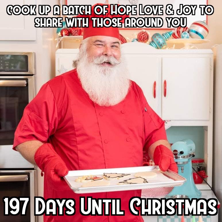 Happy Sunday Everyone! Cook up a batch of Hope, Love and Joy to share with everyone around you. Have a blessed day and be a blessing.

#christmascountdown #christmas #countdowntochristmas #HopeLoveJoy #blessing #blessed #sunday #believe #share #eastcoastsanta