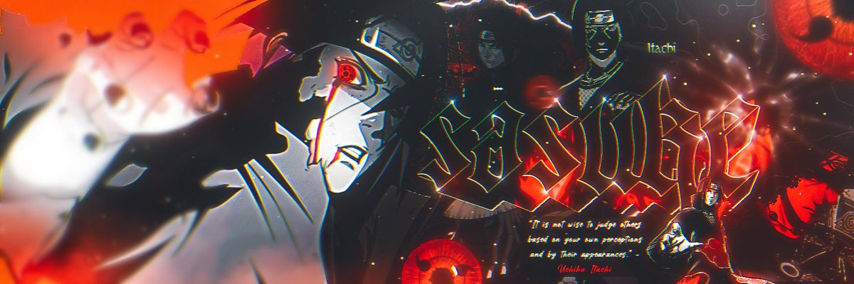 "Uchiha Itachi"🍷
#AnimeHeader