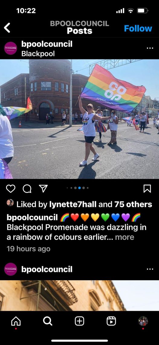 fabulous day @PrideBlackpool #cooperate #itswhatwe