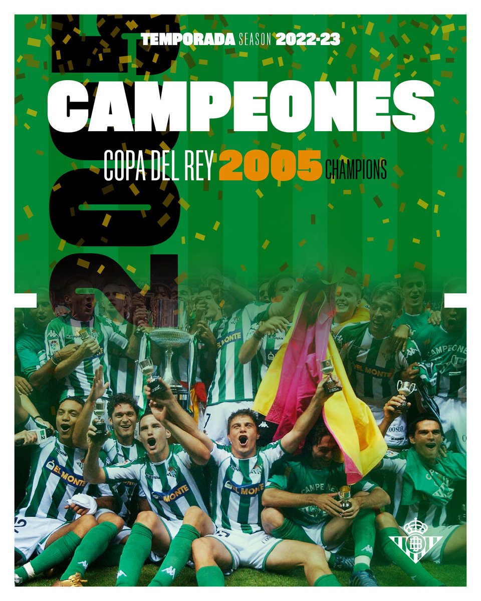 RealBetis's tweet photo. Hoy hace 1⃣8⃣ años... 🏆😀 https://t.co/5U6l9wZMfJ