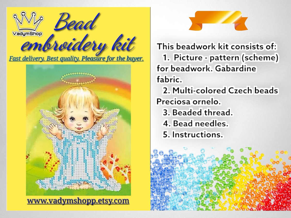 Bead embroidery kit. See more in my shop...
etsy.com/VadymShopp/lis…
#diycraftkit
#beadedembroidery
#beadedneedlework
#beadworkkit
#diybeadkit
#embroiderypattern
#needlepointkit
#embroiderykit
#beadembroiderykit
#beadingpicture
#beadingpattern
#beadedangel
#embroideryangel