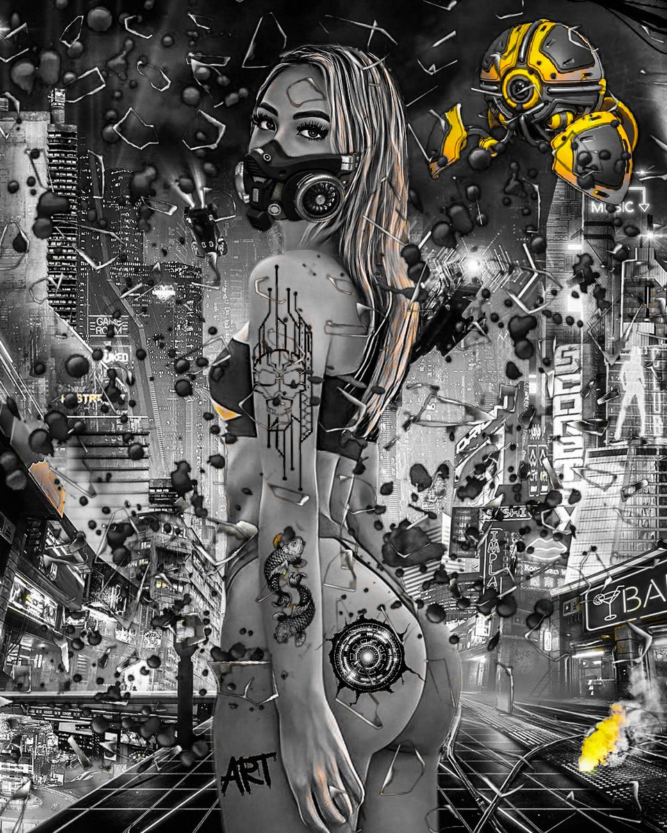 RyanGreyArt's tweet photo. Harumi &amp; Akira Saiba No.101
Drop your wallet 💸 
Follow @HarumiSaiba_ 🚶‍♂️ 
Follow @RyanGreyArt 🚶‍♀️ 
Like &amp; Retweet 🐦 
One Winner in 48 hrs  ⌚️ 
..
#nft #NFTGiveaways #art  #Ryangreyart  #greylabs #nftshill #cyberpunk  #HarumiSaiba #LosAngeles #Madrid 
...

https://t.co/IXiVDK1mxW https://t.co/SZlaqV1vw0