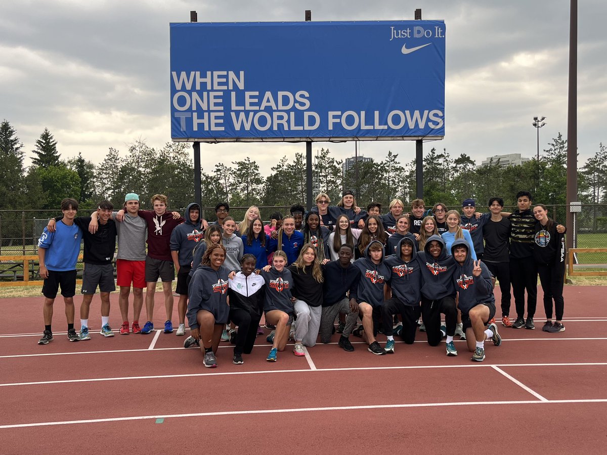 The Sandwich Sabre Track and Field team are once again the best team in the province, taking the Overall OFSAA Point Title, the Overall Girls’ Team Title, and the Junior Girls Team Title!  Absolutely stellar, Sabres!
