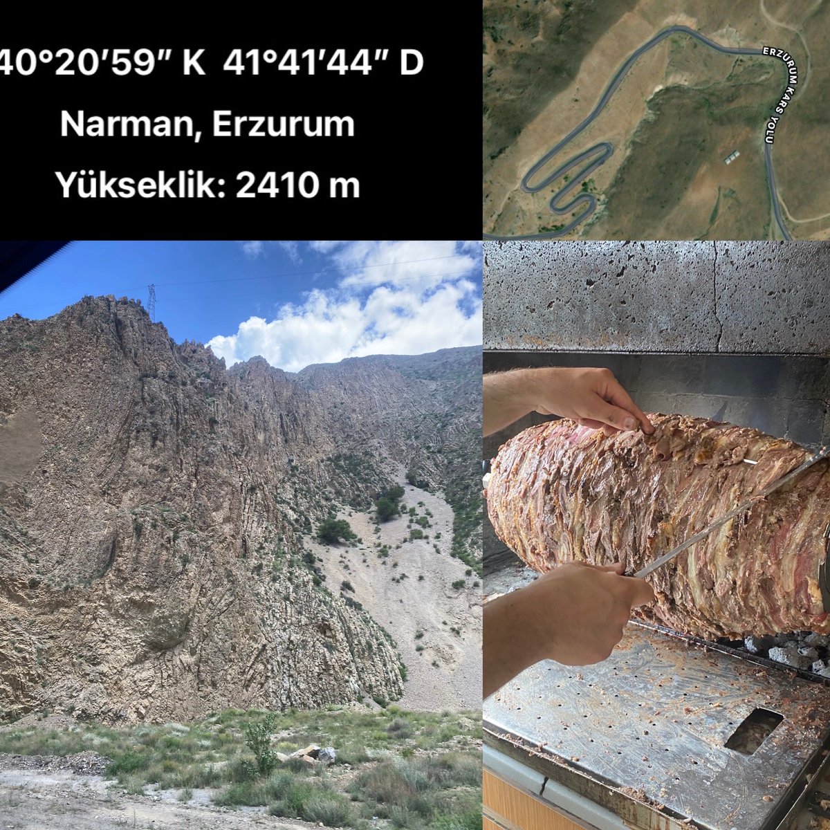 Dağları aştık, çağ kebapları götürdük. Bakalım #Tortum #Şelale nasılmış?