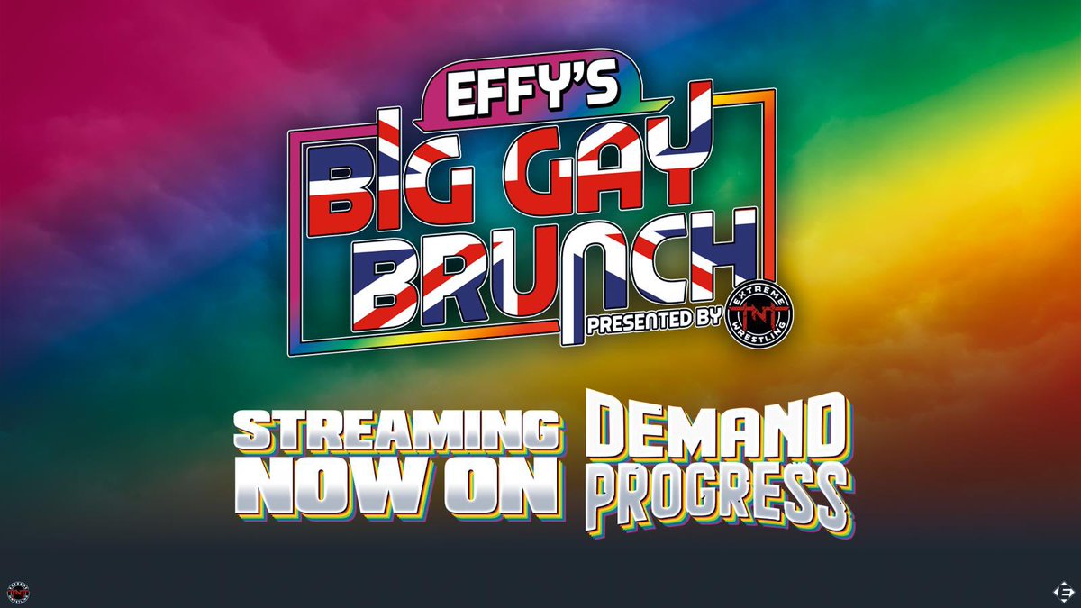 🏳️‍🌈 EFFY'S BIG GAY BRUNCH UK 🏳️‍🌈 The huge milestone event is now LIVE on Demand @ThisIs_Progress for your viewing pleasure! Watch now with a two week free trial and see @EFFYlives @AllieKATCH @CheMonetUK the Rainbow Rumble and much more! 📺 STREAMING LIVE HERE 📺…