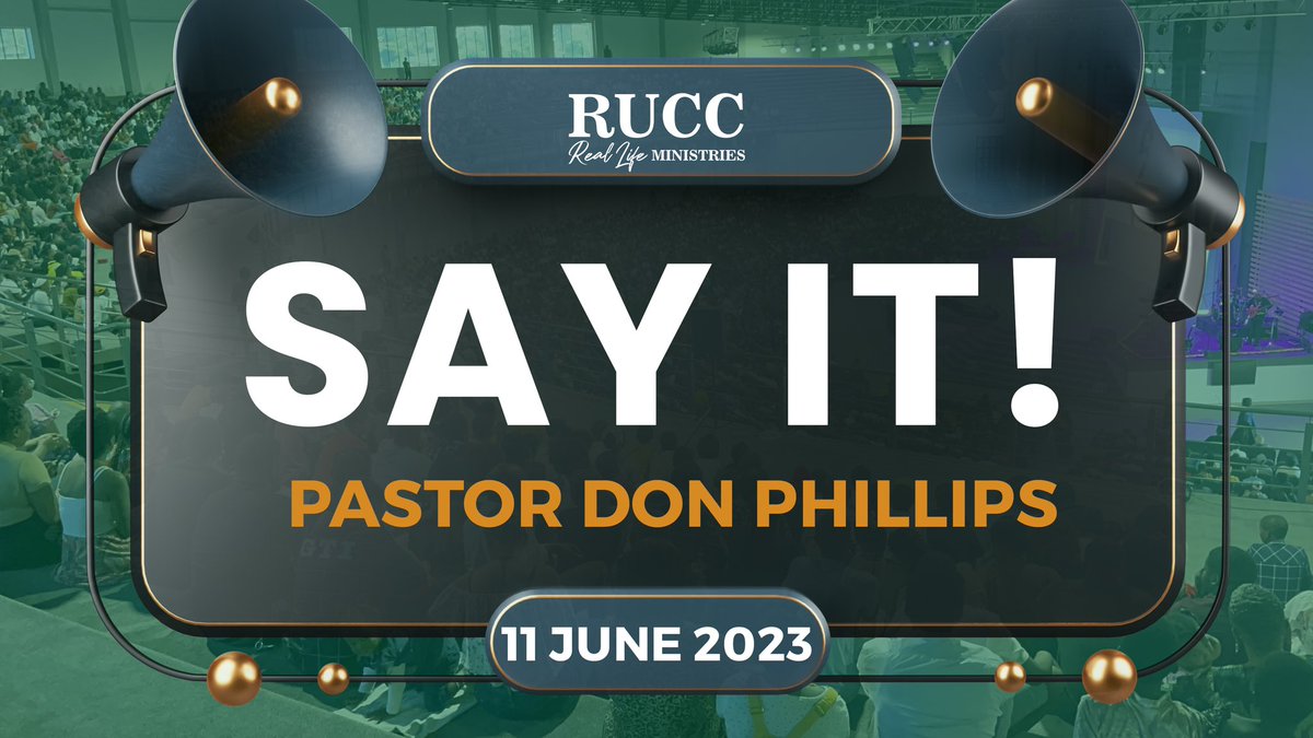 RUCCSA's tweet photo. Today’s word: Say It! #LetGodBeGod #CreativeMiracles https://t.co/ZzsRpLqc9t