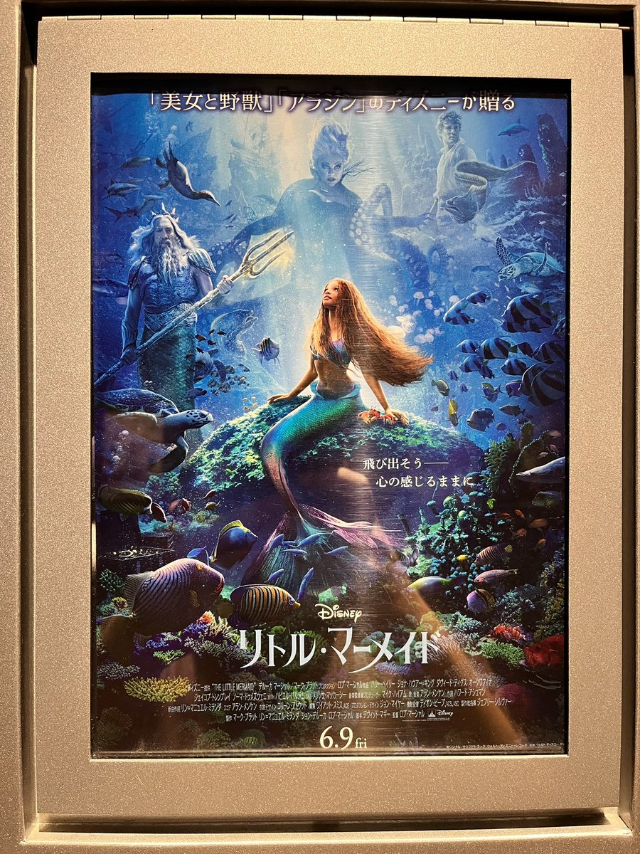 urock_unro's tweet photo. 映画「リトル・マーメイド」を鑑賞

海宝直人さんがエリックの声を務めるとのことで吹替版を選択
歌唱も演技も素晴らしい！

見た目で物議を醸していたアリエル。
笑顔の可愛らしさ、願う無垢な姿、ただただ素晴らしかった！
いやー、観てほしい

『心』で物事を見る、そういう生き方を広げていきたい https://t.co/ymncztYBdB