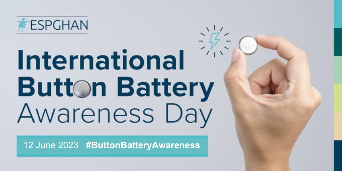 ESPGHANSociety's tweet image. #ButtonBatteryAwareness Day is tomorrow! 

Be sure to download our advice guides for healthcare professionals and parents on #ButtonBatteryIngestion 👇

espghan.org/knowledge-cent…

#NeverAgain