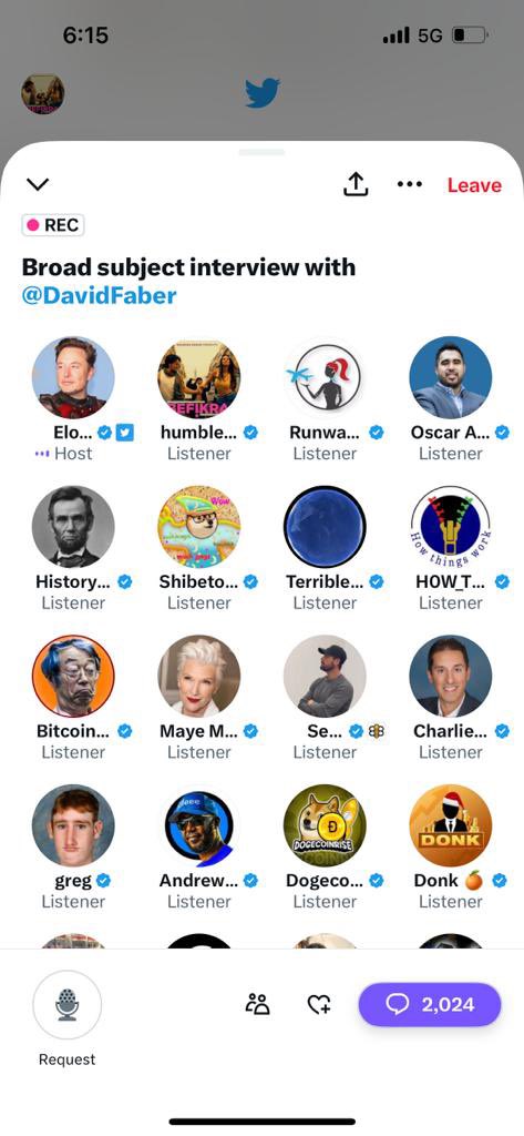humblemumble2k's tweet image. @elonmusk  just talked to @humblemumble2k 

@aapkahumble 

@monibhachu 

@MonaPatelT 

@SahilBloom 

@CrisM_Pereyra 

@C_P_Gurnani 

@MarshaCollier 

@Tara_Deshpande 

@Escapeplace__ 

@Fact 

@gulshandevaiah 

@Abhimannyu_D 

@chuckcook 

#TryingIsWinning 

RT 😺