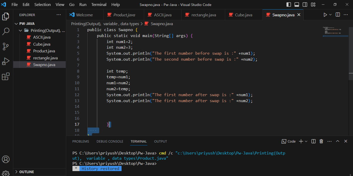 Priyush02's tweet photo. "Day 04 of the #100CodeChallenge! 💻🚀

Conquered another coding challenge today! Pushing boundaries, sharpening problem-solving skills, and embracing the coding journey.

#CodeChallenge #ProblemSolving #LearningToCode #ProgressEveryday #CodingCommunity" https://t.co/Zs27oLmA8F