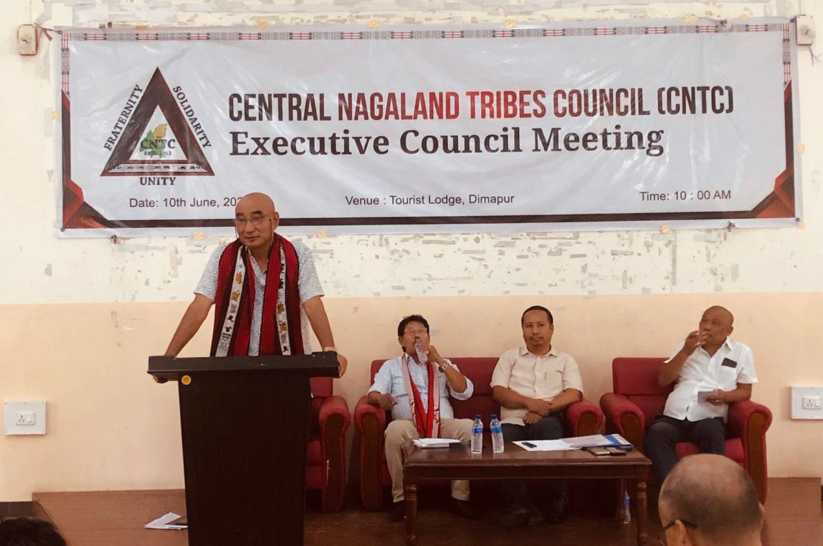 cntc_03's tweet photo. The first Executive Council meeting of 2023-26 tenure was held at Tourist Lodge, Dimapur on 10/06/2023. A well attended meeting in which the office bearers presented the roadmap for the next three years which was duly approved by the Executive Council. https://t.co/N43fAL11WK